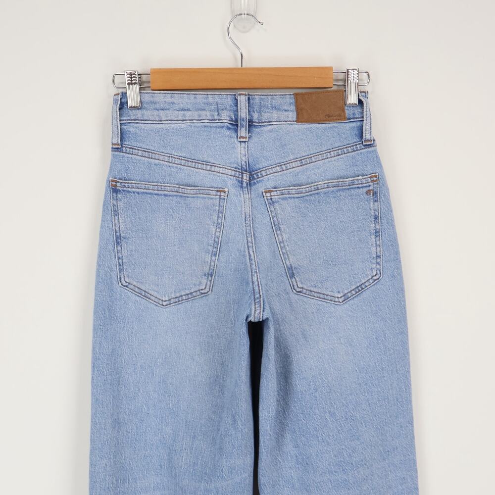 Madewell The Curvy Perfect Vintage Wide-Leg Crop Jean Altoona Wash Size 24 - Picture 6 of 7